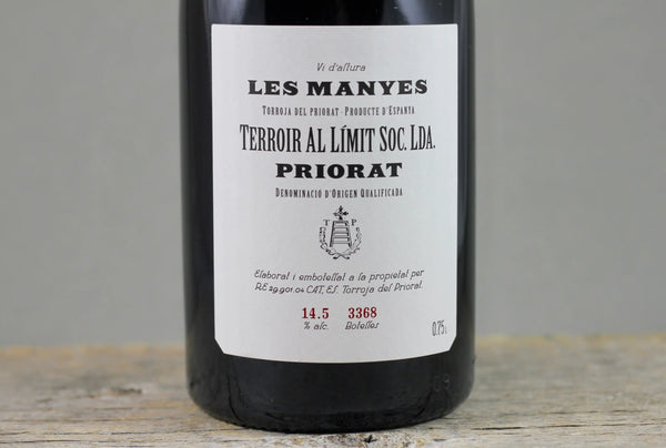 2017 Terroir al Limit Les Manyes Priorat - $200-$400 - 2017 - 750ml - Bottle Size: 750ml - Country: Spain