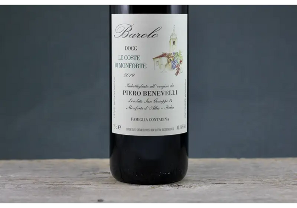 2019 Benevelli Barolo Le Coste di Monforte - $60-$100 - 2019 - 750ml - Barolo - Italy