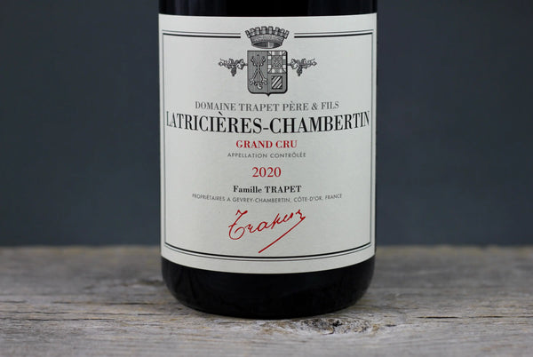 2020 Trapet Latricières Chambertin - $400 + - 2020 - 750ml - Appellation: Gevrey-Chambertin - Bottle Size: 750ml