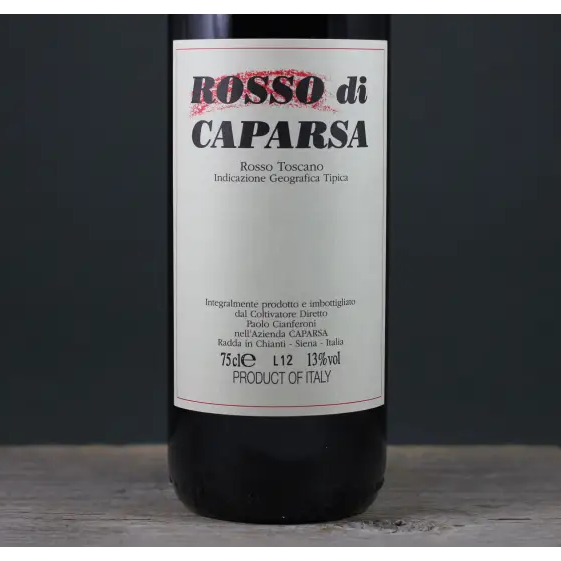 Caparsa Rosso di Caparsa Toscana Rosso IGT - 750ml - Chianti Classico - IGT - Italy - NV