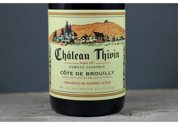 2021 Château Thivin Côte de Brouilly - 2021 - 750ml - Beaujolais - Brouilly - Cote de Brouilly