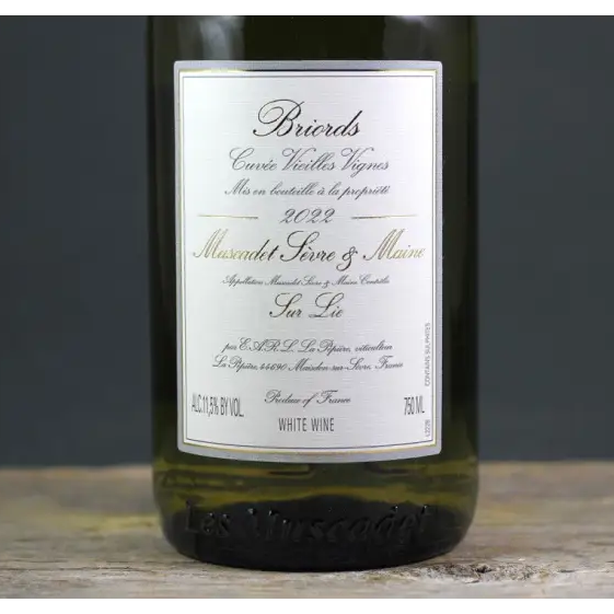 2022 Domaine de la Pépiere Briords Muscadet - 2022 - France - Loire - Melon de Bourgogne - Muscadet de Sevre-et-Maine