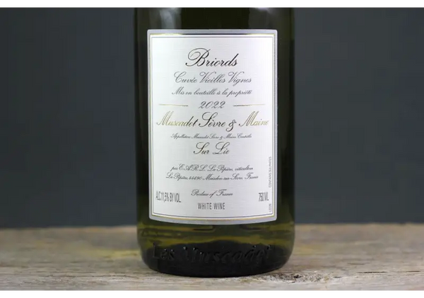 2022 Domaine de la Pépiere Briords Muscadet - 2022 - France - Loire - Melon de Bourgogne - Muscadet de Sevre-et-Maine