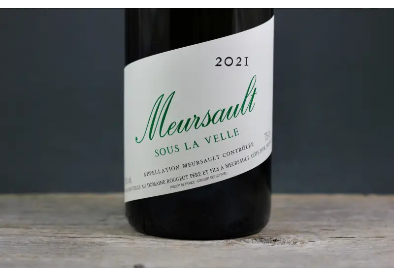 2021 Domaine Rougeot Meursault Sous la Velle Sans Soufre – Kogod Wine  Merchant