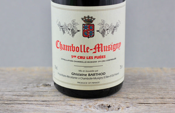 2019 Ghislaine Barthod Chambolle Musigny 1er Cru Les Fuées