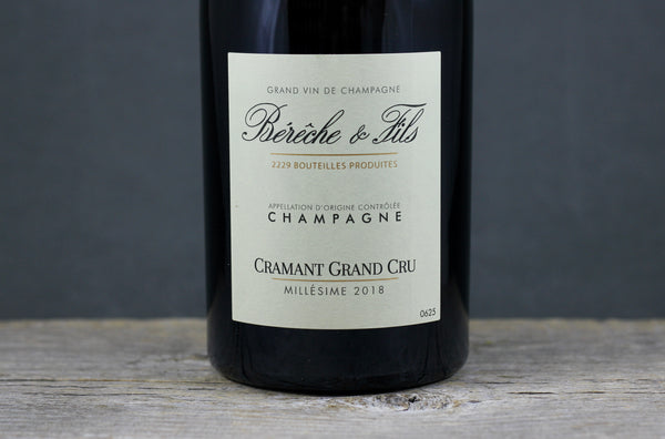 2018 Bereche Cramant Grand Cru Extra Brut Champagne