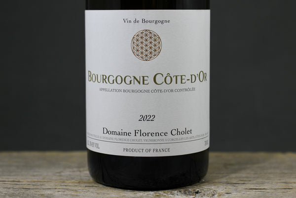 2022 Domaine Florence Cholet Bourgogne Côte d'Or Blanc