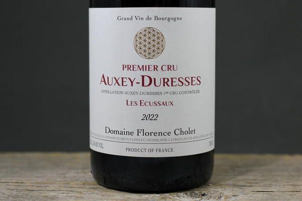 2022 Domaine Florence Cholet Auxey Duresses 1er Cru Les Ecussaux Rouge