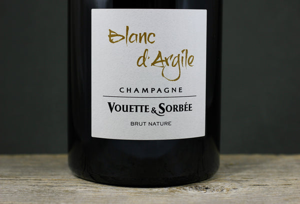 2020 Vouette & Sorbée Blanc d'Argile Brut Nature Champagne 1.5L