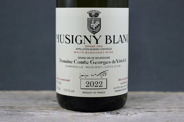 2022 Comte George de Vogüé Musigny Blanc