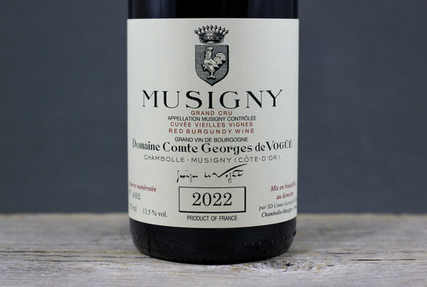 2022 Comte George de Vogüé Musigny Vieilles Vignes