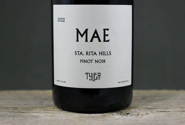 2022 Tyler Sta. Rita Hills MAE Pinot Noir