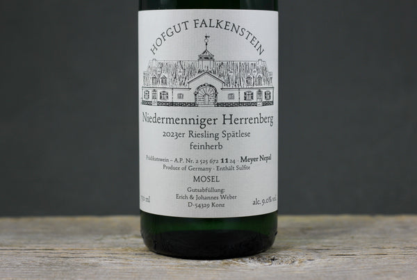 2023 Hofgut Falkenstein Niedermenniger Herrenberg Riesling Spätlese Feinherb "Meyer Nepal" #11