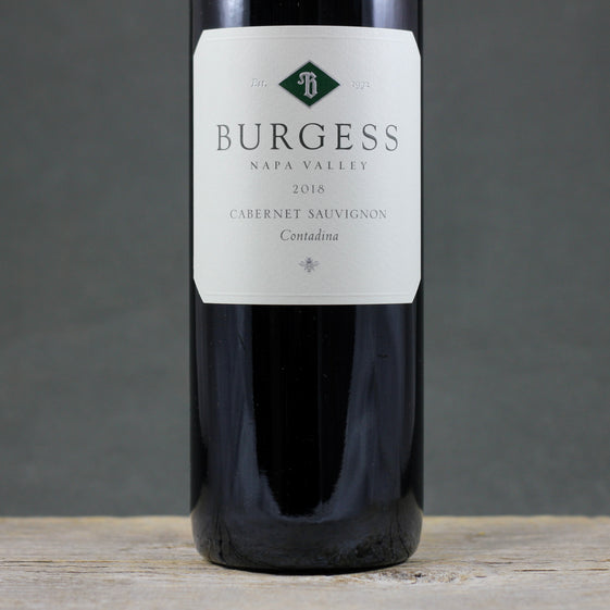 2018 Burgess Contadina Napa Valley Cabernet Sauvignon