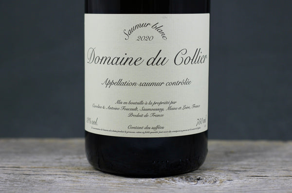 2020 Domaine du Collier Saumur Blanc