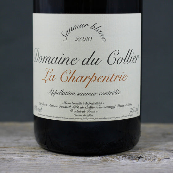 2020 Domaine du Collier Saumur Blanc La Charpentrie