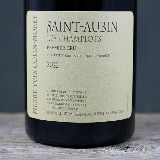 2022 Pierre-Yves Colin-Morey Saint Aubin 1er Cru Champlots