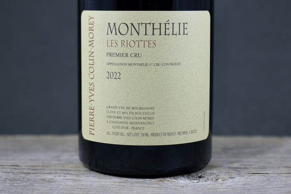 2022 Pierre-Yves Colin-Morey Monthelie 1er Cru Les Riottes