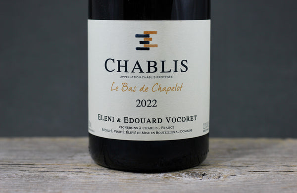 2022 Eleni et Edouard Vocoret Chablis Les Bas de Chapelot