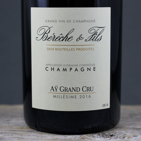 2016 Bereche Aÿ Grand Cru Brut Champagne