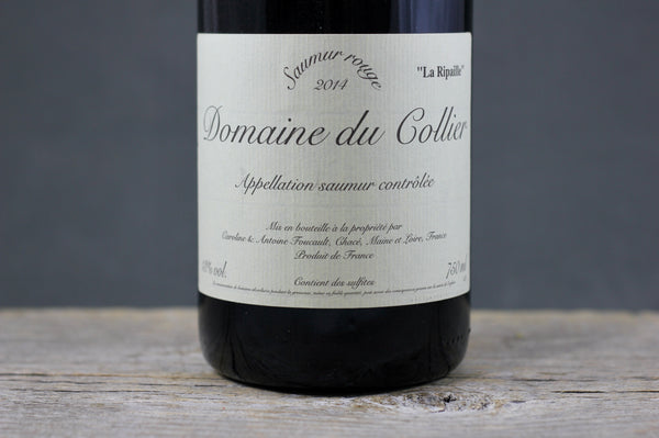 2014 Domaine du Collier Saumur Rouge La Ripaille