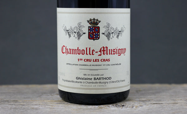 2019 Ghislaine Barthod Chambolle Musigny 1er Cru Les Cras