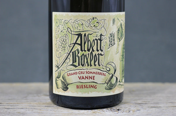 2022 Albert Boxler Grand Cru Sommerberg Vanne Riesling