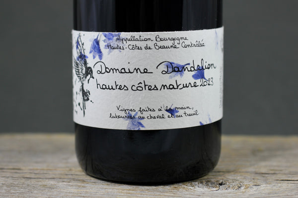 2023 Domaine Dandelion Hautes Côtes Nature Bourgogne Hautes Côtes de Beaune