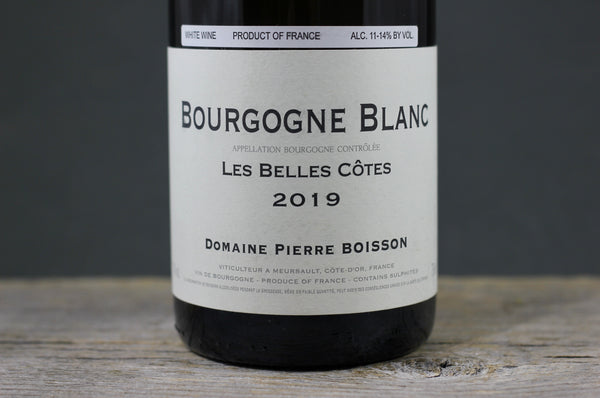 2019 Pierre Boisson Les Belles Côtes Bourgogne Blanc