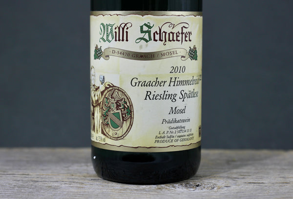 2010 Willi Schaefer Graacher Himmelreich Riesling Spätlese #13