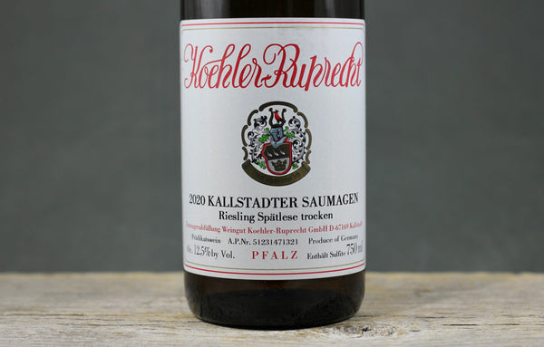 2020 Koehler-Ruprecht Saumagen Riesling Spätlese Trocken