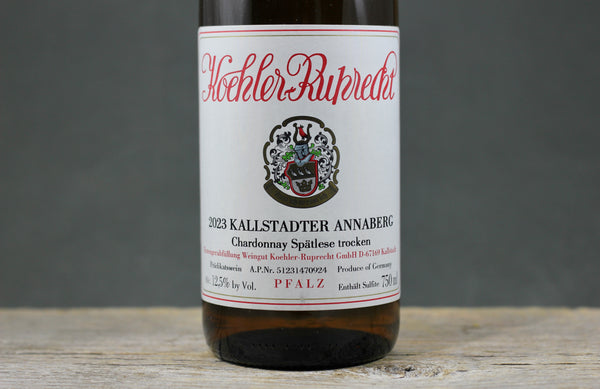 2023 Koehler-Ruprecht Annaberg Chardonnay Spätlese Trocken