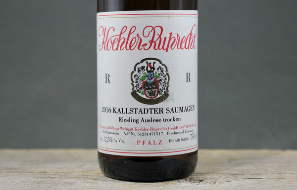 2016 Koehler-Ruprecht Saumagen Riesling Auslese Trocken R