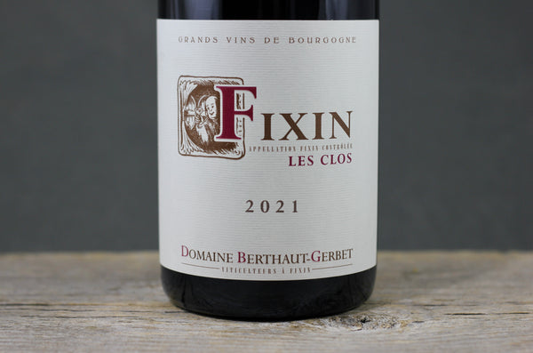 2021 Berthaut-Gerbet Fixin Les Clos