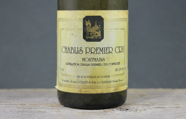 1989 Jean Collet Chablis 1er Cru Montmains