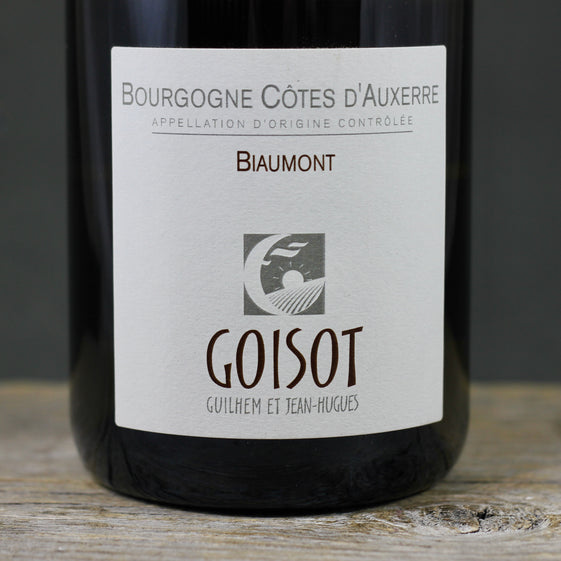 2020 Guilhem et Jean-Hugues Goisot Bourgogne Côtes D'Auxerre Biaumont