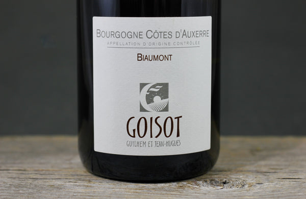 2020 Guilhem et Jean-Hugues Goisot Bourgogne Côtes D'Auxerre Biaumont