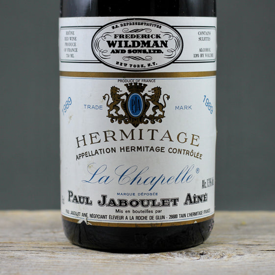 1989 Jaboulet Hermitage La Chapelle