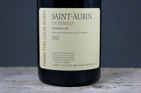 2022 Pierre-Yves Colin-Morey Saint Aubin 1er Cru En Remilly