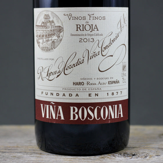 2013 Lopez de Heredia Viña Bosconia Rioja Reserva