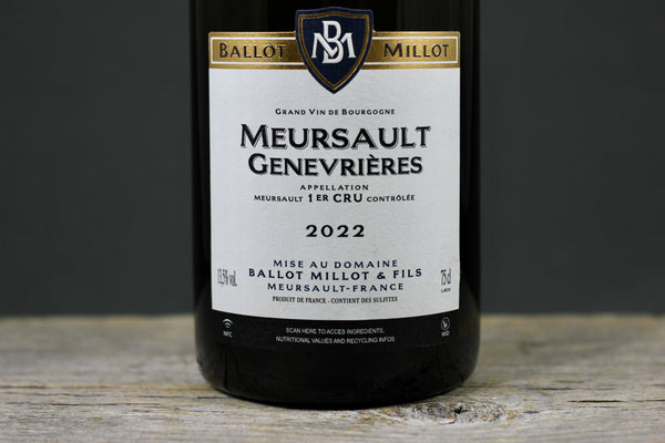 2022 Ballot-Millot Meursault 1er Cru Genevrières