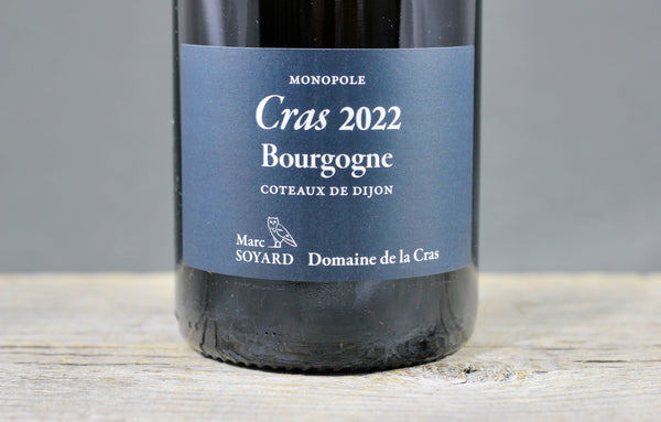 2022 Domaine de la Cras "Cras" Coteaux de Dijon Blanc (Marc Soyard)