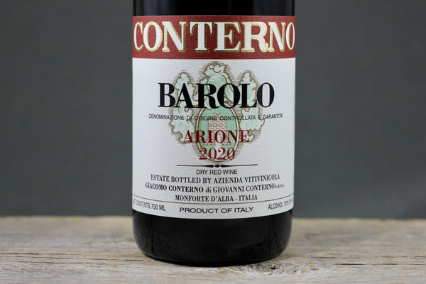 2020 Giacomo Conterno Barolo Arione