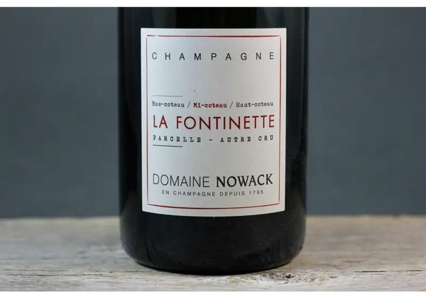 2019 Flavien Nowack La Fontinette Extra Brut Champagne - $60-$100 - 2020 - 750ml - All Sparkling - Champagne