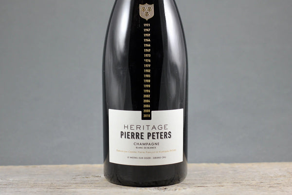 Pierre Péters Heritage Blanc de Blancs Extra Brut Champagne  - $400 + - 750ml - All Sparkling - Appellation: Cote des